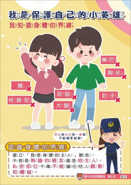 我是保護自己的小英雄